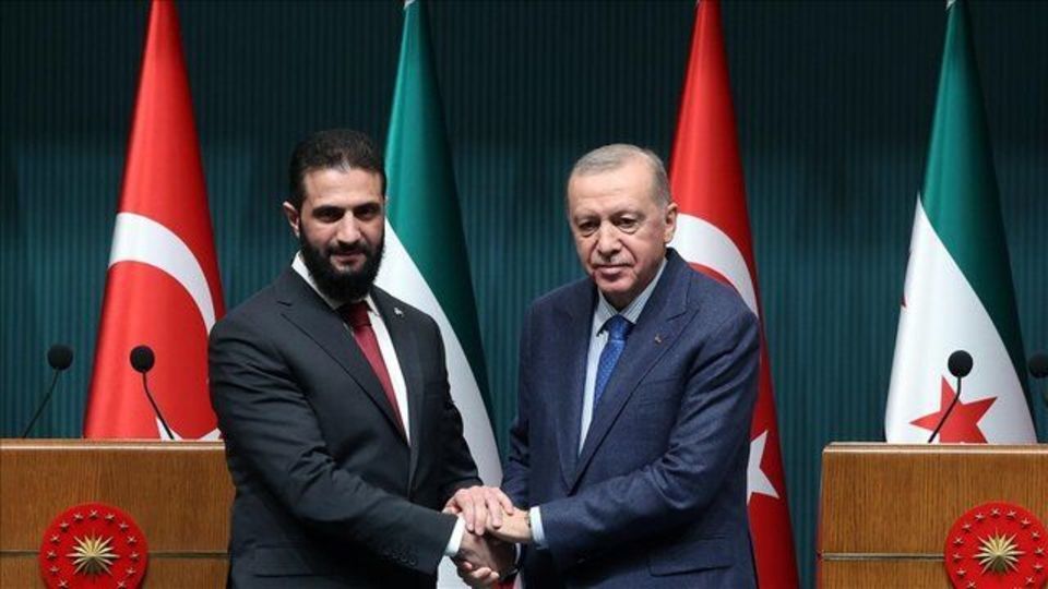 عکس یادگاری همسران جولانی و اردوغان در آنکارا