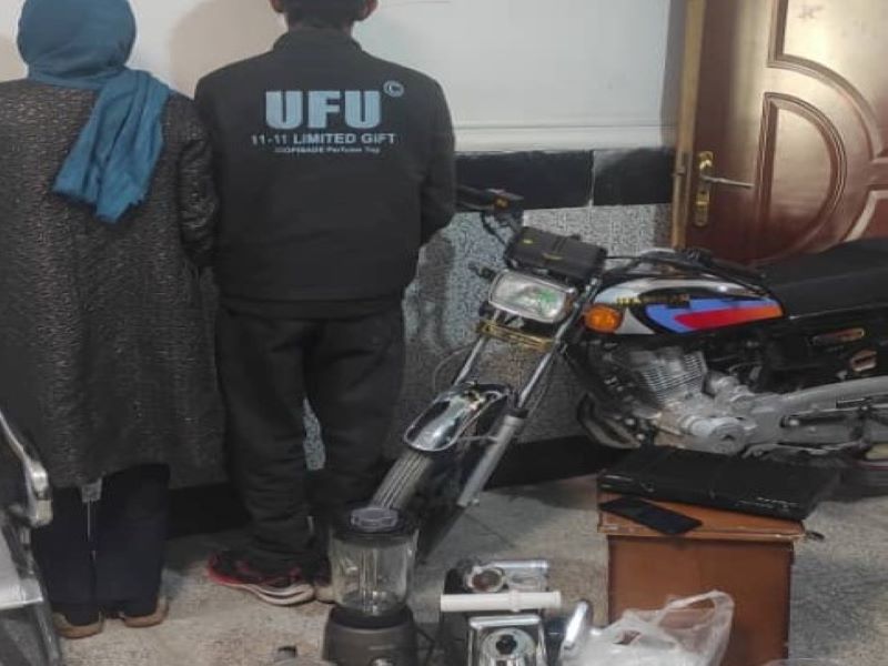 زن و شوهر دزد در داراب دستگیر شدند