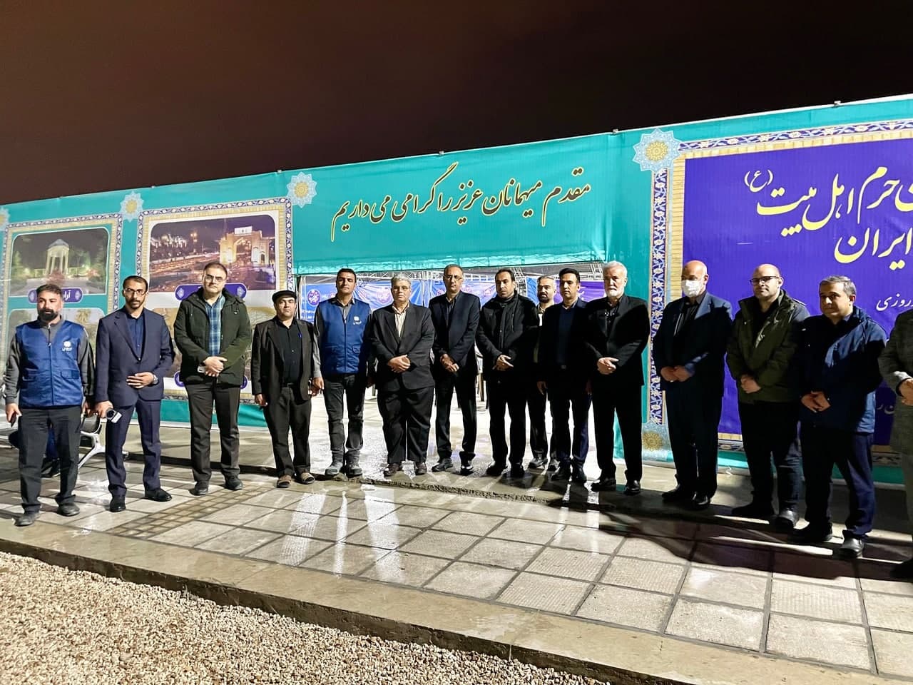 بازدید شبانه رئیس شورای اسلامی و شهردار شیراز از محل اسکان مسافرین نوروزی در کمپ‌های باغ جنت و زیباشهر