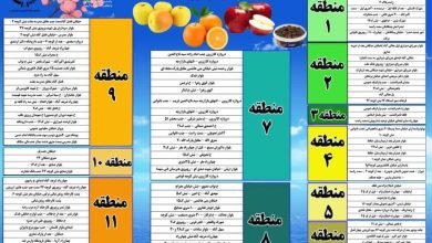 آأرس مراکز توزیع میوه شب عید شیراز