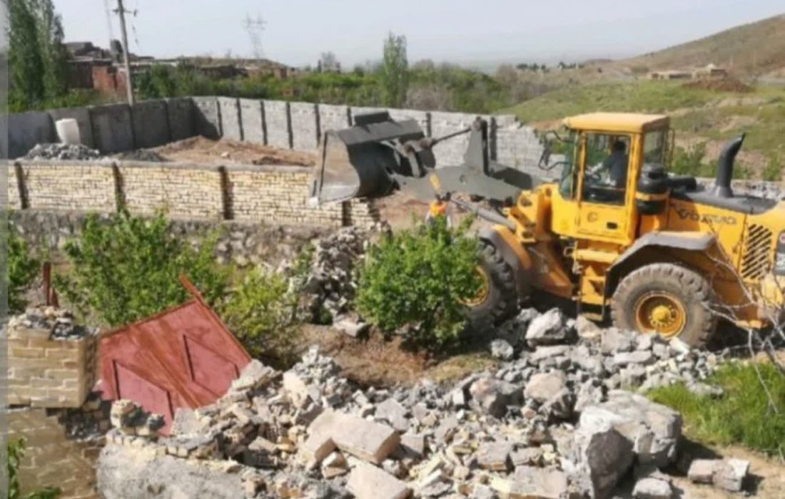 هشدار به زمین‌خواران در مرودشت: ۱۹۳ بنای غیرمجاز نابود شد!