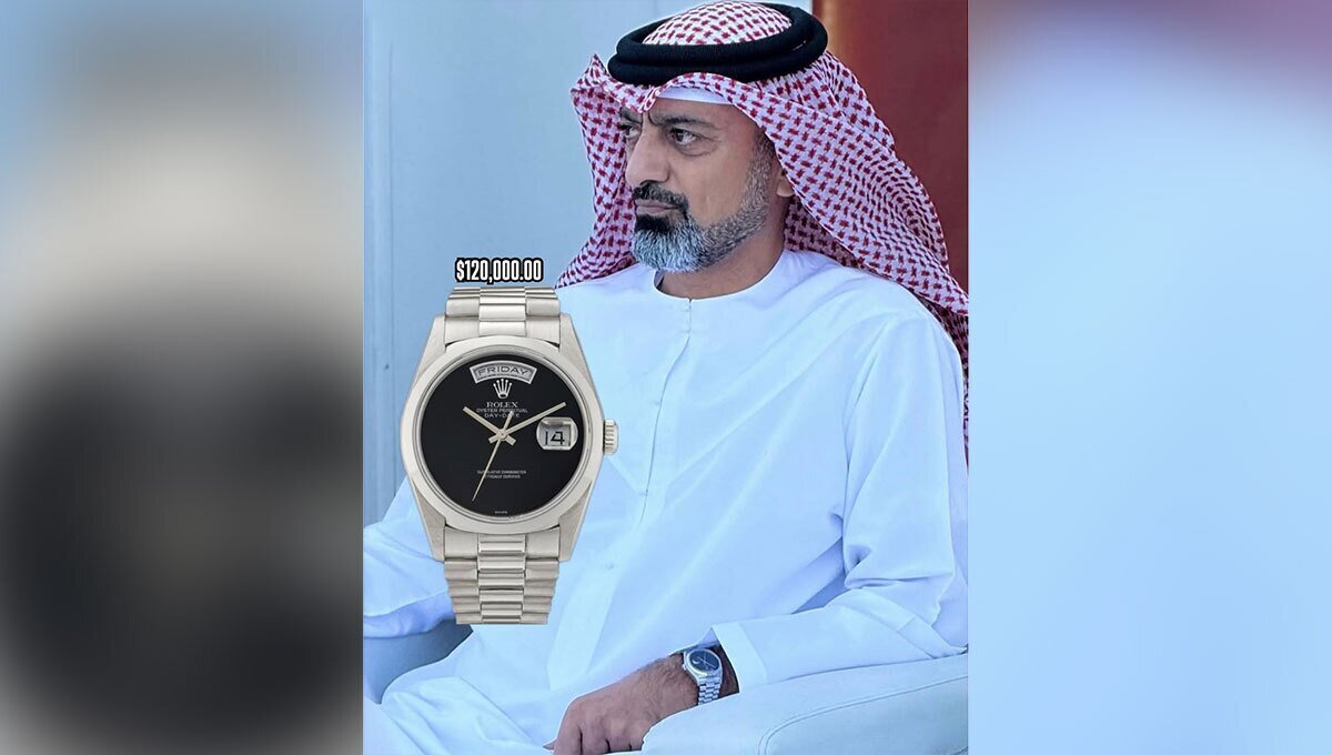 ساعت ۱۰ میلیاردی شاهزاده اماراتی که همه توجه ها را به خود جلب کرد!