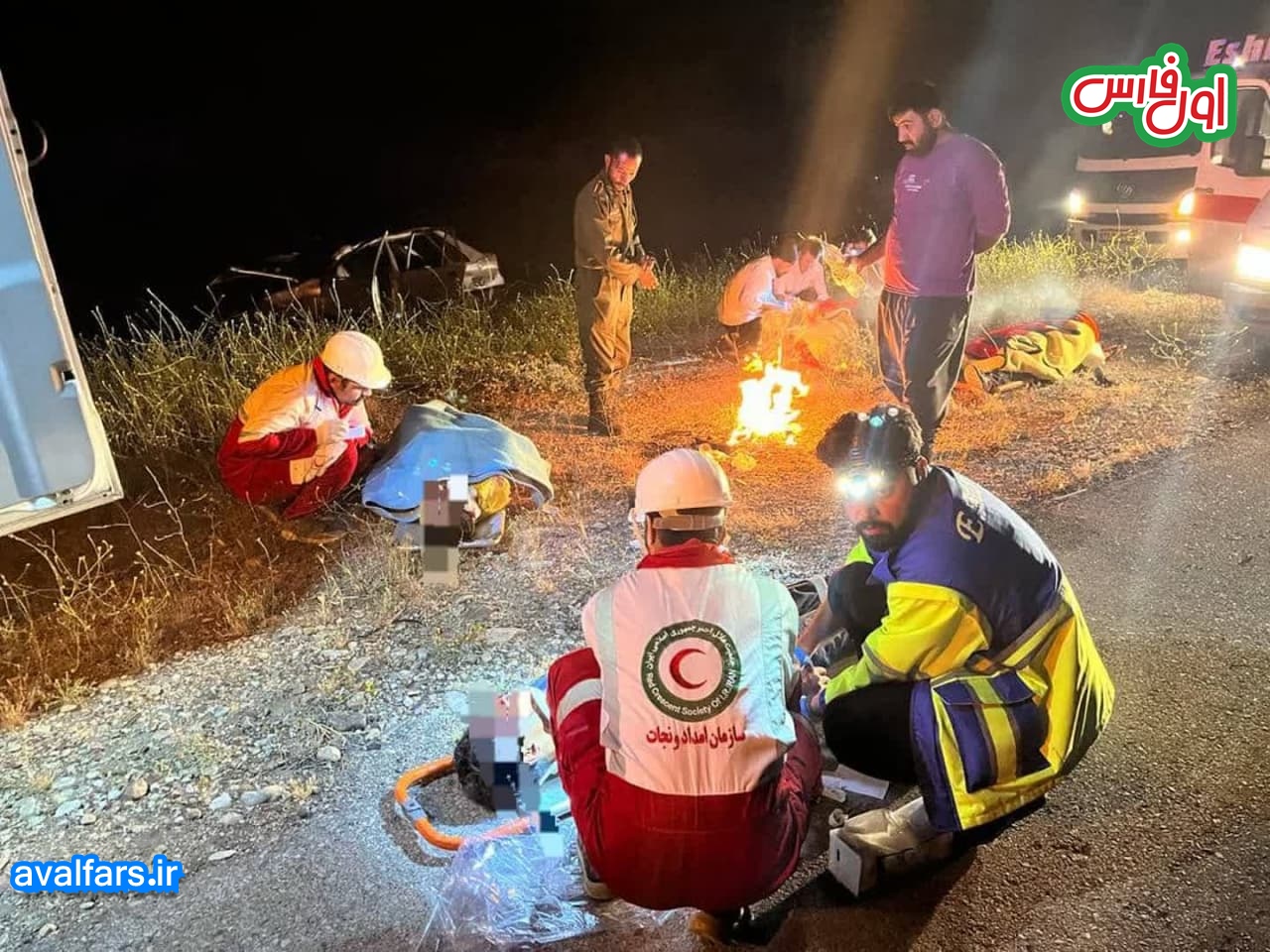 بامداد خونین در جاده فسا: پراید مچاله شد