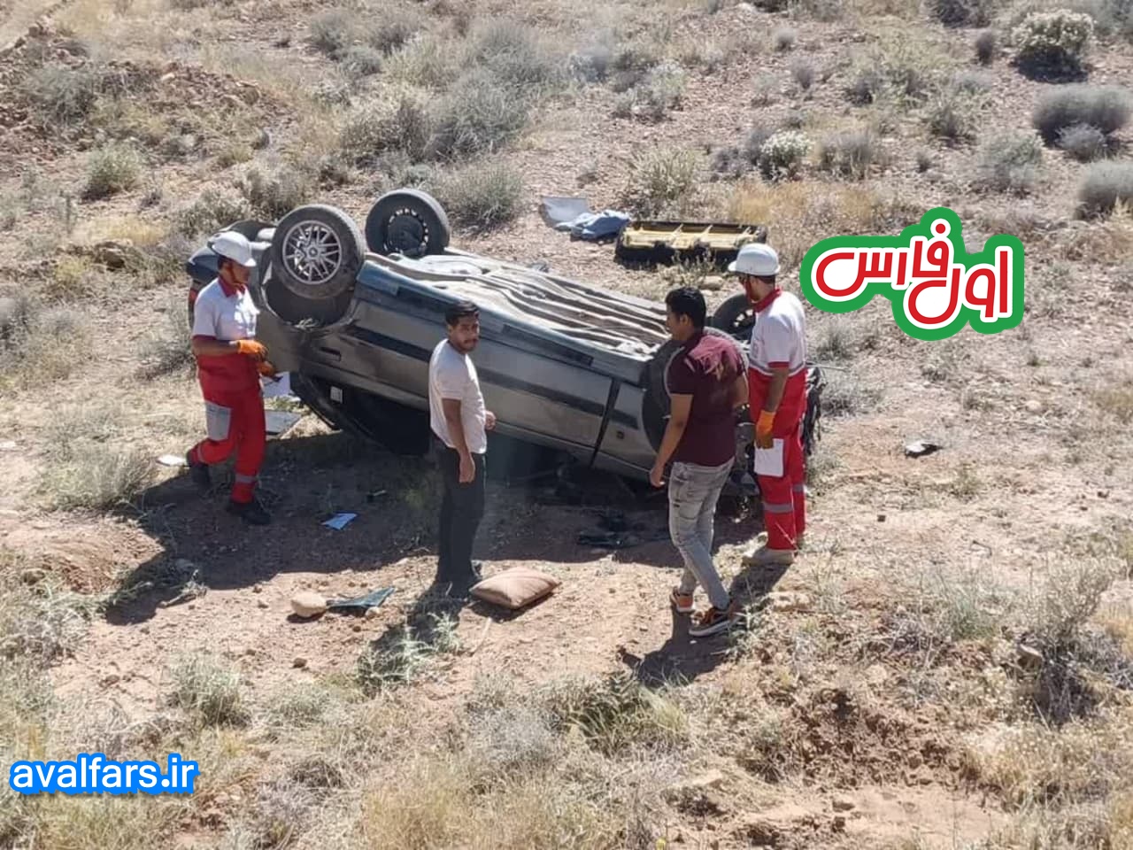 تصادف پژو پارس با ۴۰۵ در جاده فسا ـ شیراز؛ ۳ مصدوم راهی بیمارستان شدند