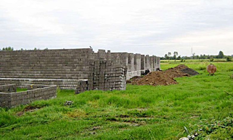 دیوار کشی اراضی