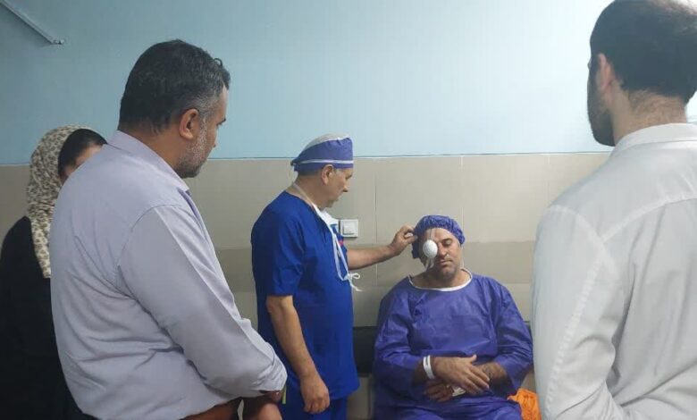 عیادت رئیس دانشگاه علوم پزشکی 1