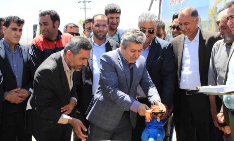 افتتاح طرح آبرسانی محله بنگشت و دیدار معاون استاندار با کارکنان فرمانداری خرم بید 1 کهوا استانداری 2