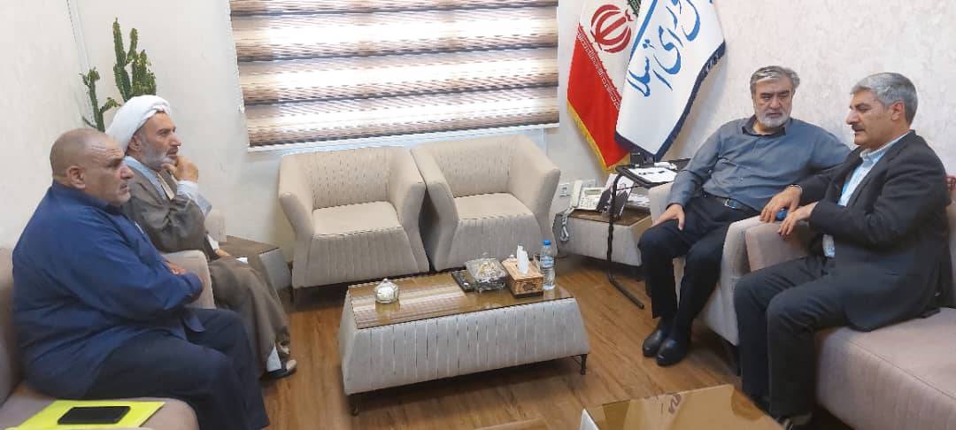 دیدار مدیرعامل آبفا شیراز با نماینده مردم شیراز و زرقان در مجلس شورای اسلامی و معتمدین شهرک جوادیه