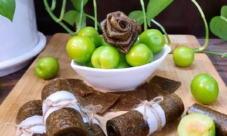 لواشک گوجه سبز خانگی