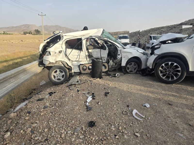 تصادف مرگبار در جاده مرودشت – ارسنجان: انحراف پژو ۲۰۷ ۴ قربانی گرفت