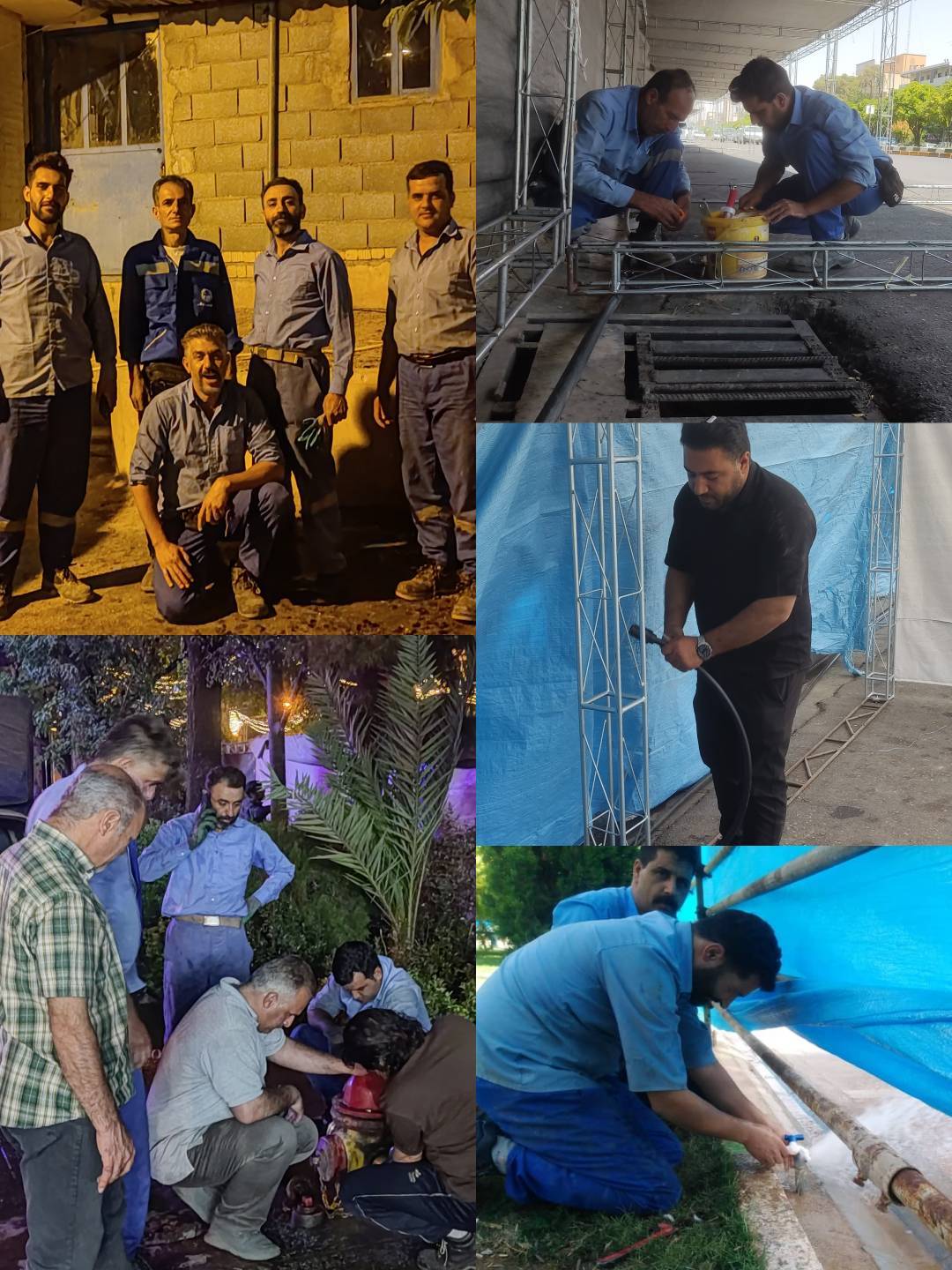 پروژه آبرسانی به ۳۵۰ موکب در جشن کیلومتری عید غدیر خم توسط آبفا شیراز