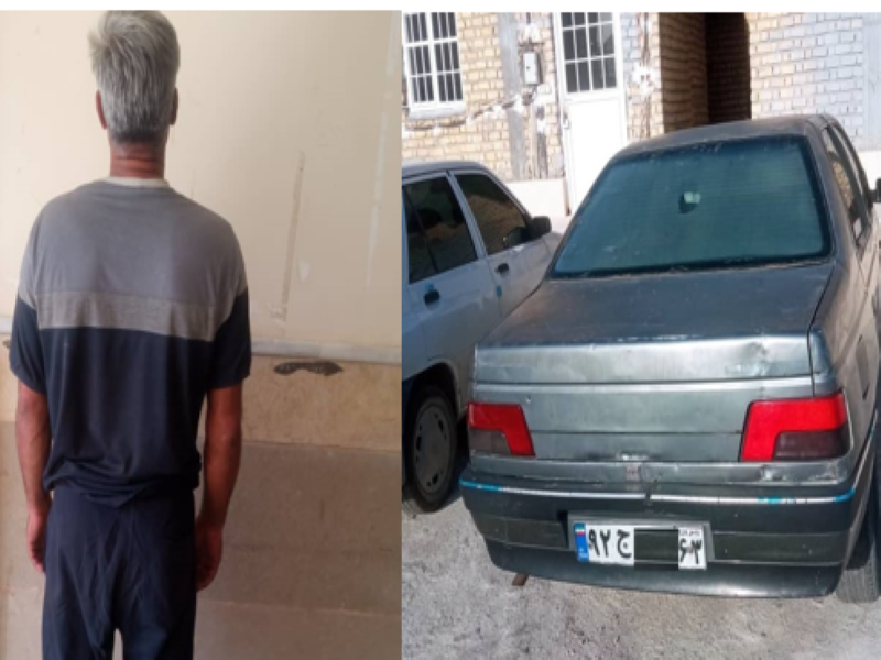 دستگیری مسافرکش‌ زورگیر مرودشت-سعادت شهر در شیراز