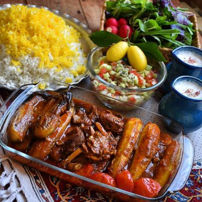 لعاب دار کردن انواع خورشت