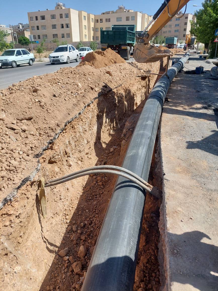 آبفا شیراز: بهره‌برداری از خط انتقال آب ۴۰۰ میلی‌متری شهر صدرا ؛بزودی