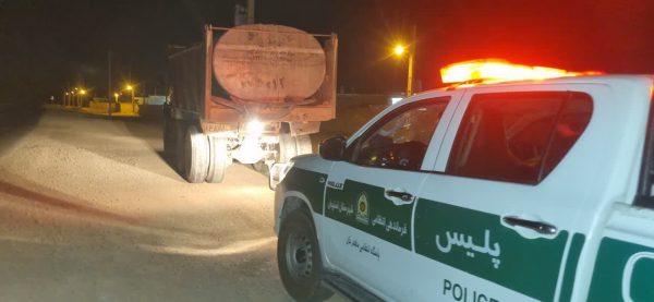 توقیف تانکر آب