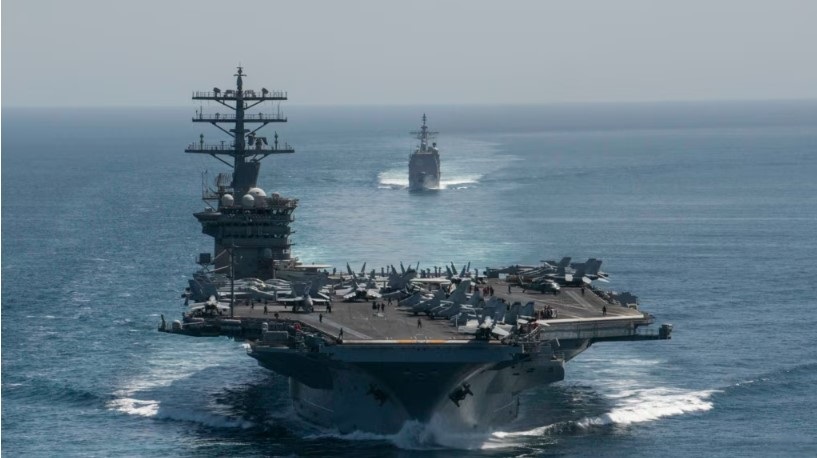 ناو هواپیمابر یواس‌اس نیمیتز آمریکا به خلیج فارس بازگشت