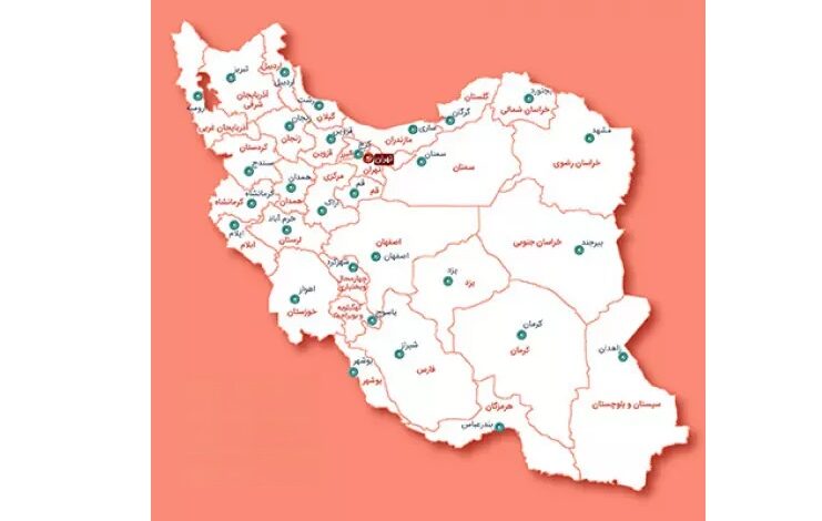 نقشه ایران