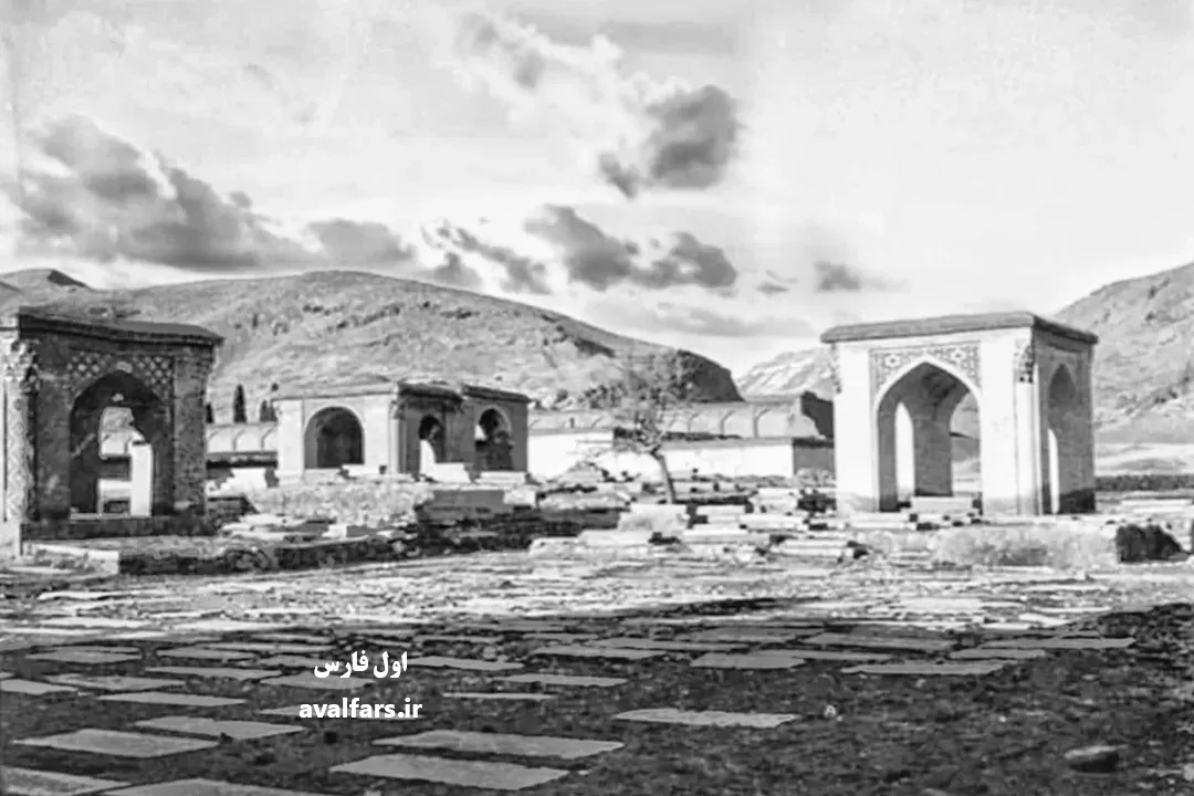 قبرستان محله سعدی شیراز، یک قرن پیش