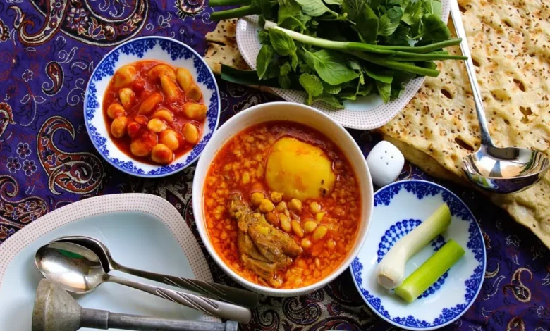 آبگوشت خربزه