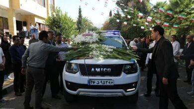 تشیع جنازه دکتر موحدان
