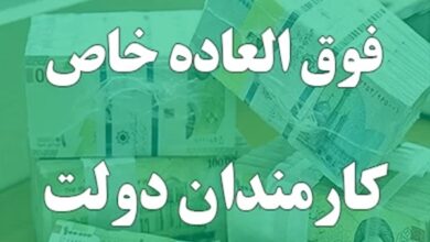 تصویب دو‌باره طرح فوق‌العاده خاص در شورای حقوق و دستمزد فقط برای کارکنان دولت جدول امتیازات فوق العاده خاص