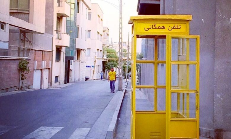 استقبال گرم مردم از کار قشنگ شهرداری شیراز 1 تلفن عمومی 1