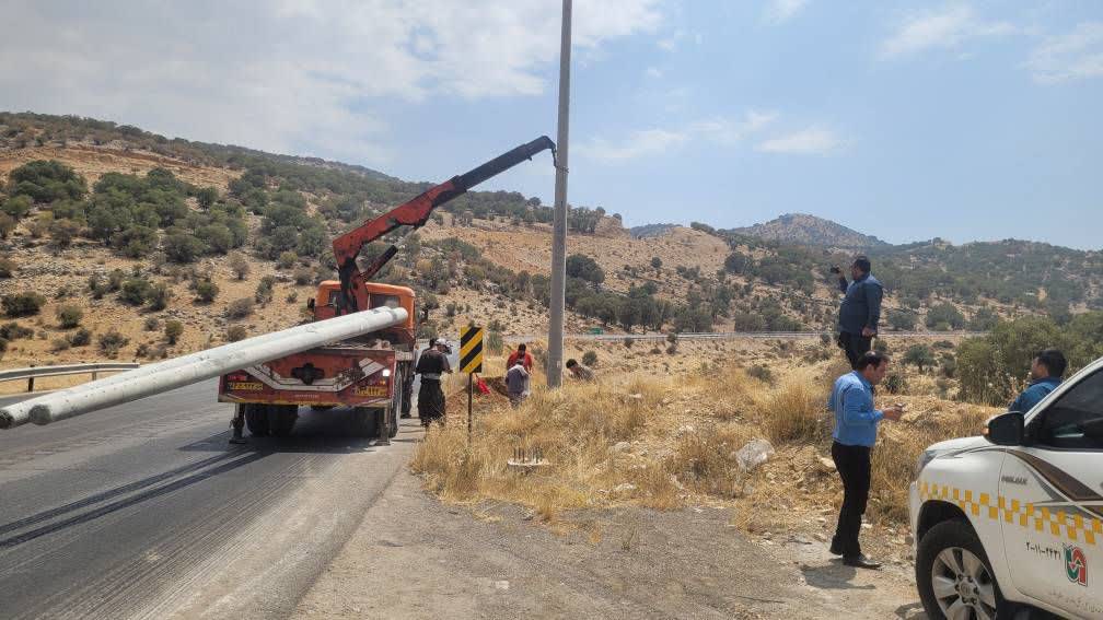 آغاز پروژه ۲۰۰ میلیارد ریالی روشنایی محور کازرون – دشت ارژن