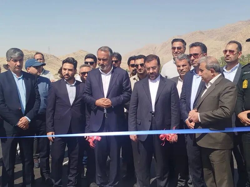 بهره‌برداری از محور ارتباطی جهرم – قیر در سفر استاندار فارس به جهرم و خفر