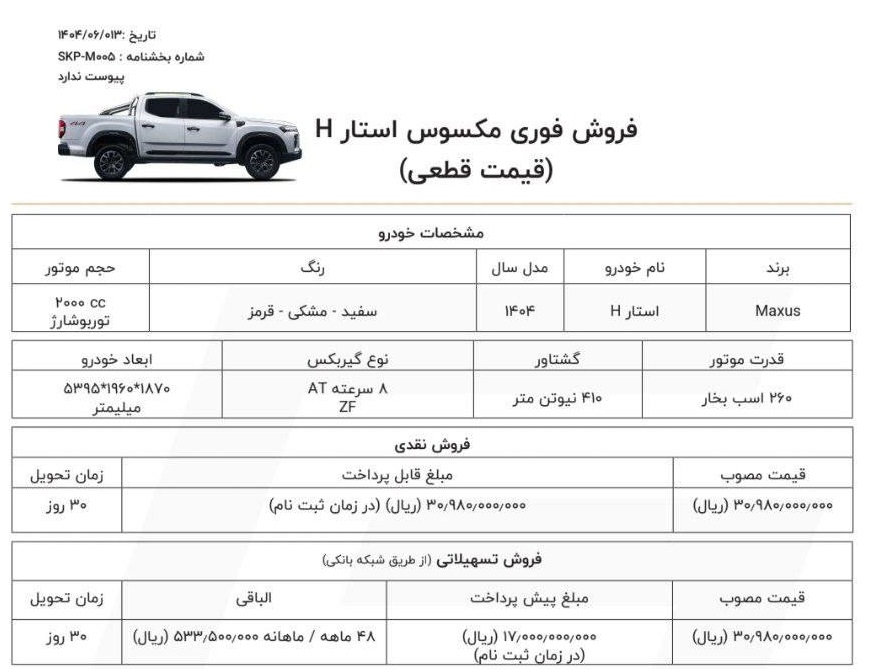 فروش مکسوس