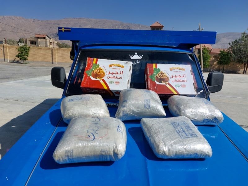 تریاک‌های جاسازی شده در کارتن‌های انجیر استهبان به مقصد نرسید