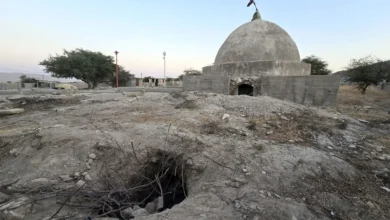 04تونلحفرشدهدرکناربقعۀامامزادهمحمد