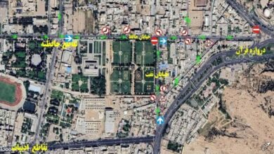 مسیر تردد خودروها در خیابانهای حافظ و نفت شیراز عوض شد 3 ContentImages 256983