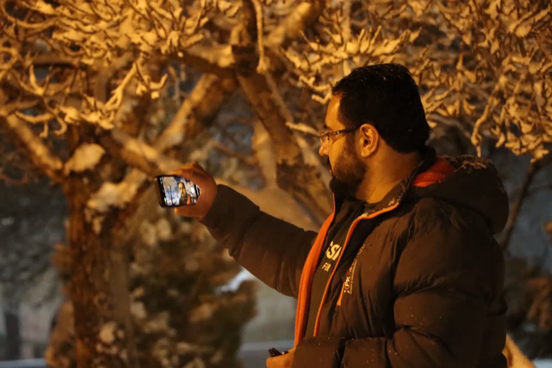 بارش زیبای برف در اولین روز زمستان اقلید ۱۴۰۳