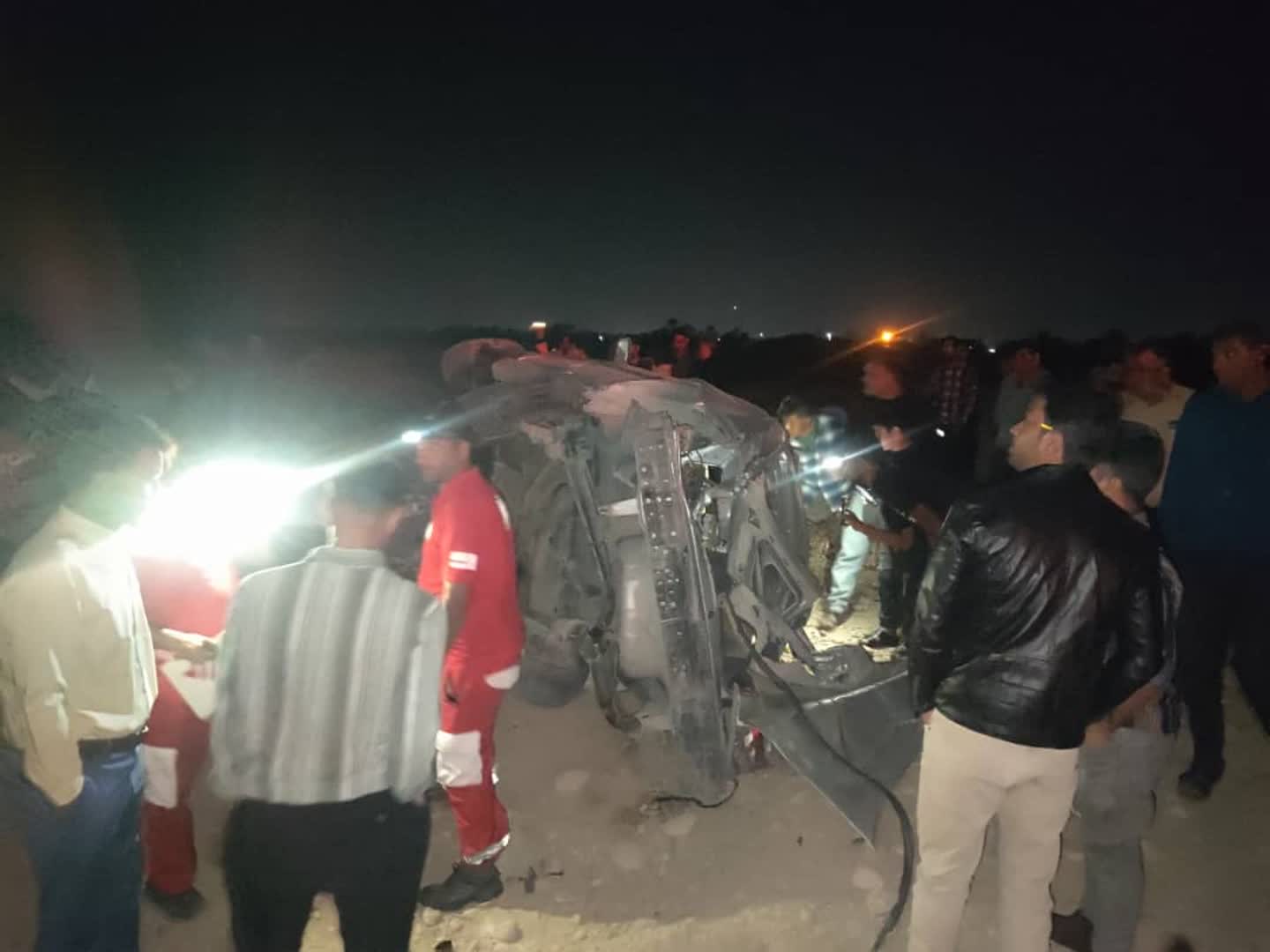 دو کشته و یک مصدوم در واژگونی پژو ۴۰۵ در جاده داراب-بندرعباس