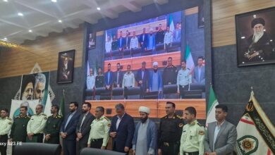 خرمبید تودیع فرمانده