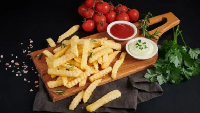 سیب‌زمینی سرخ‌کرده پفکی فست‌فودی 2