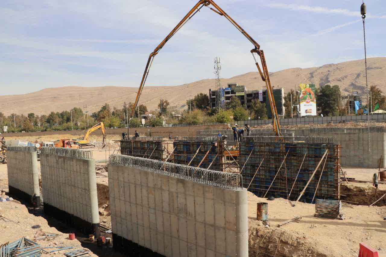 گزارش جدید شهرداری شیراز از وضعیت اجرای پروژه بازسازی پل شاهد