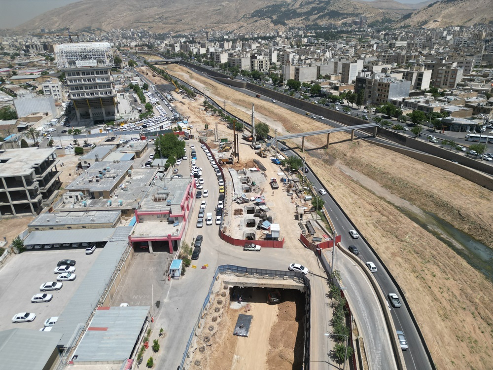 پروژه زیرگذر شهید دکتر فریدون عباسی در شیراز به مراحل پایانی رسید/شاهراهی برای اتصال شرق و غرب شهر