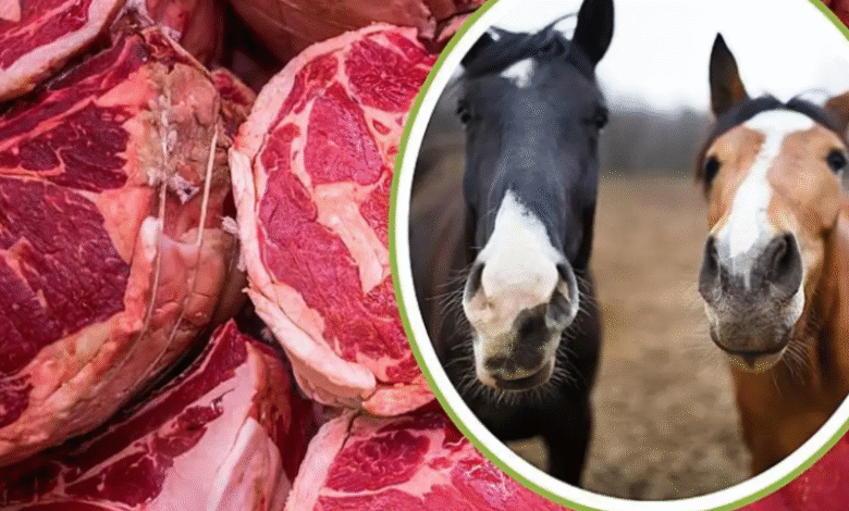 پلمب يک مرغ فروشی به دليل عرضه گوشت اسب در جنوب استان فارس 1 گوشت اسب داراب 1