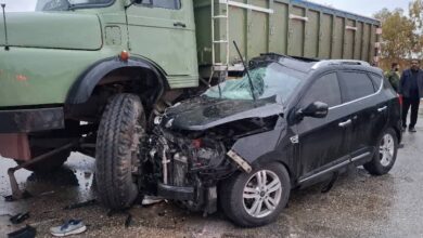 تصادف مرگبار کامیون و جک سواری در محور فسا – داراب با ۵ کشته و مصدوم