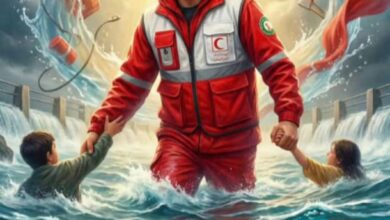 درگذشت یکی از امدادگران هلال احمر حین عملیات در شهرستان جهرم