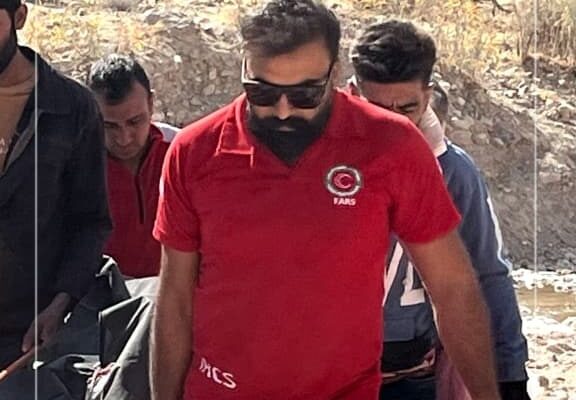 درگذشت یکی از امدادگران هلال احمر حین عملیات در شهرستان جهرم