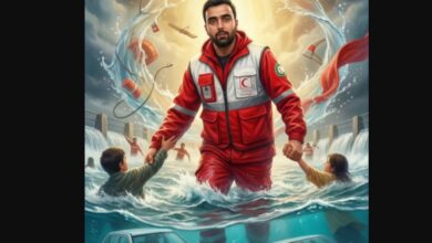 درگذشت یکی از امدادگران هلال احمر حین عملیات در شهرستان جهرم