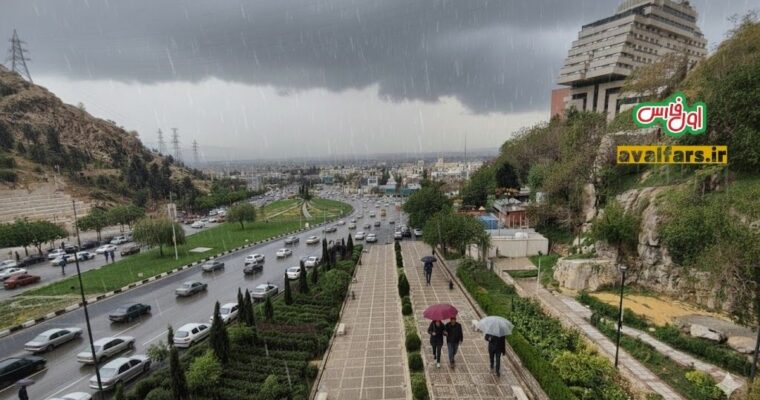 ۱۰ منطقه پربارش استان فارس در سامانه اخیر/ میمند پیشتاز باران