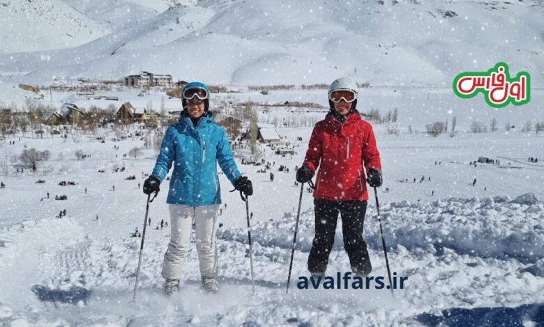 آغاز بارش باران و برف در فارس از شمال غرب/ کاهش دما در راه است 1 بارش برف در فارس 1