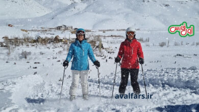آغاز بارش باران و برف در فارس از شمال غرب/ کاهش دما در راه است 3 بارش برف در فارس