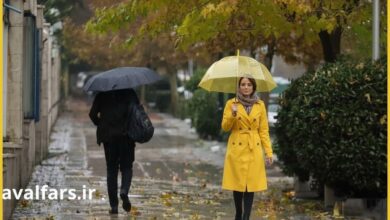بارشهشدار زرد فارس 1