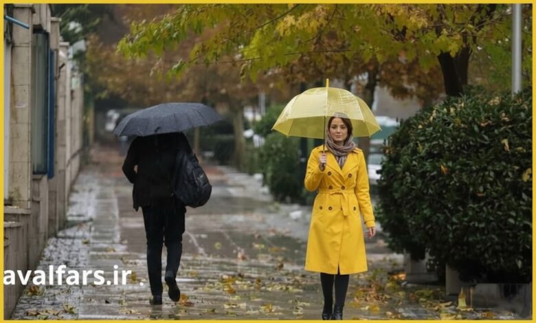 بارشهشدار زرد فارس 1