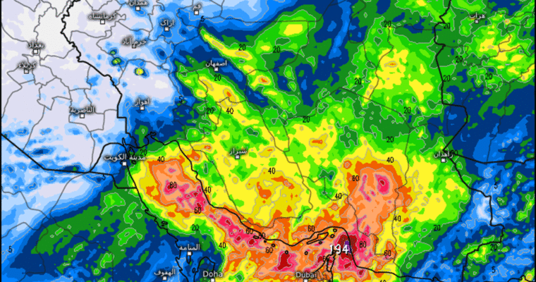 موج جدید سامانه بارشی سرد و پر باران‌ در راه ایران