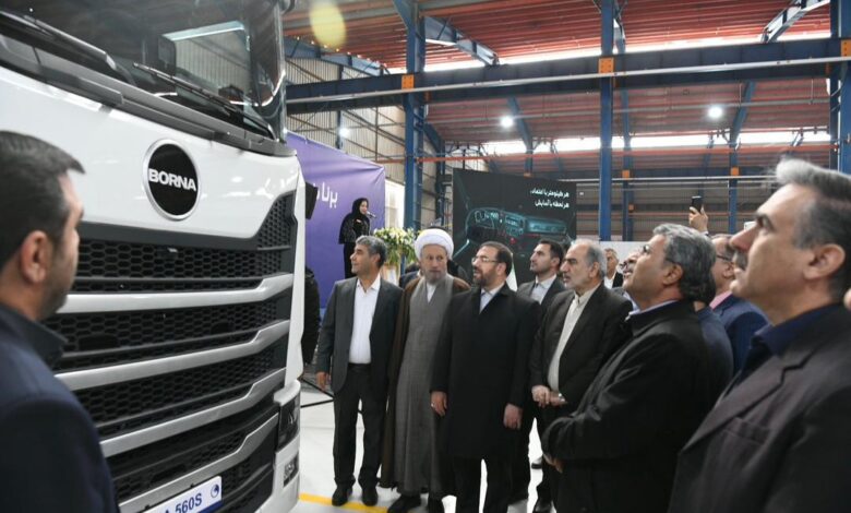 آغاز تولید کشنده های دیزلی «برنا خودرو » در منطقه ویژه اقتصادی شیراز 1 برنا خودرو 1